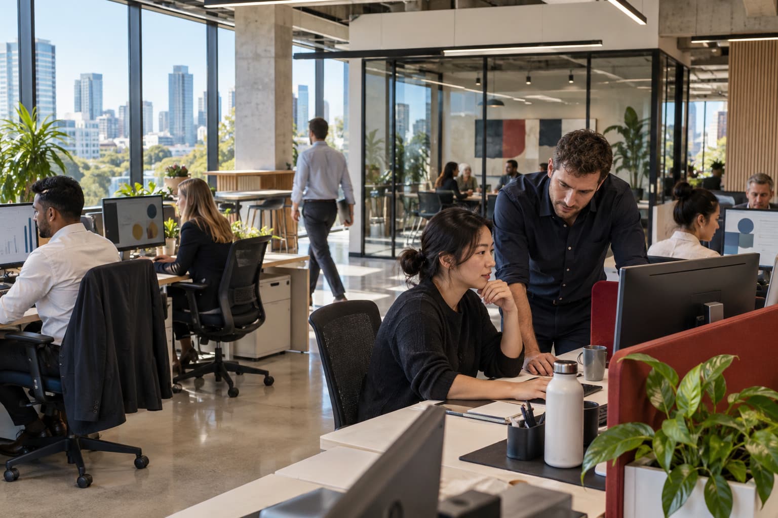 A working operations floor at Corpshore Australia