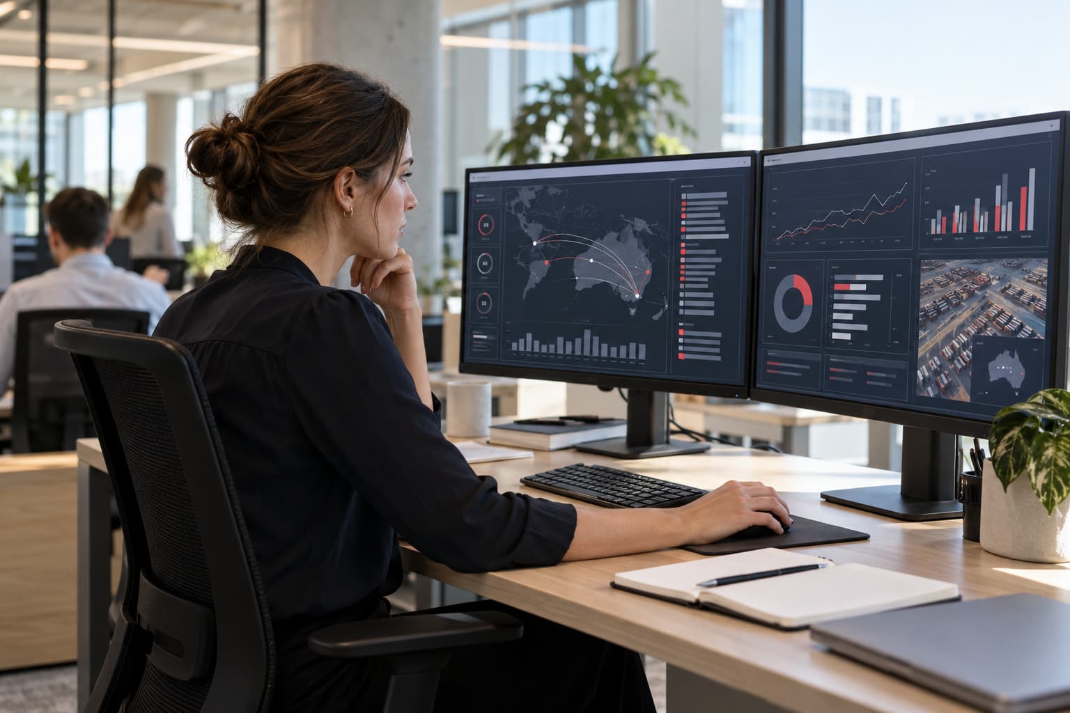 A support analyst working with data from an Australian agribusiness operation